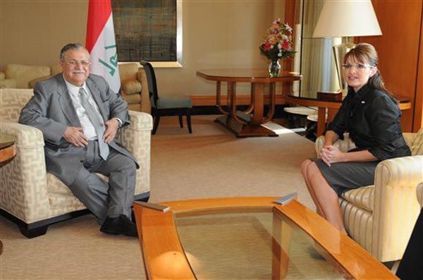 With Iraqi President Jalal Talabani